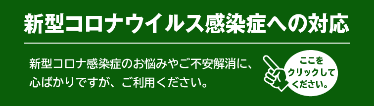 新型コロナウイルス感染症への対応