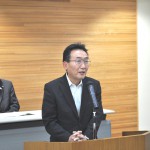 来賓挨拶　社民党県連代表　紺野長人県議会議員