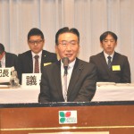 来賓挨拶　社民党県連代表　紺野長人福島県議会議員