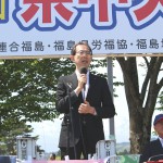 来賓挨拶、内堀雅雄福島県知事