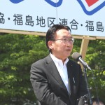 来賓挨拶、紺野長人社会民主党福島県連代表