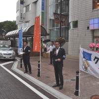 「クラシノソコアゲ応援団街頭行動」第21弾　福島駅東口にて