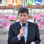 連帯の挨拶をいただいた立憲民主党幹事長・高橋秀樹福島県議会議員