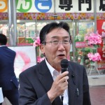 連帯の挨拶をいただいた社会民主党・紺野長人福島県議会議員