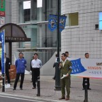 福島駅東口での街頭行動