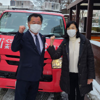 澤田会長と金子衆議院議員