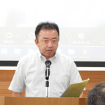 アピール提案する青年女性委員会 月井事務局次長