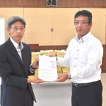 輸送用機械器具製造業の改正申出書を提出する、中澤最低賃金対策委員会委員(自動車総連)